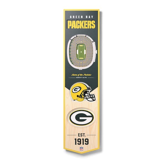 3D StadiumView 8" x 32" Banner By Youthefan in Green Bay Packers | Michaels®